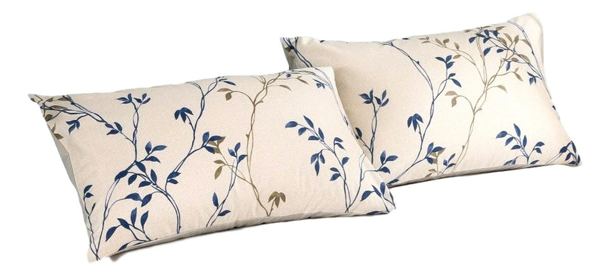 Poplin Cotton Leaf Vine Pillowcase Set (20 x 30)