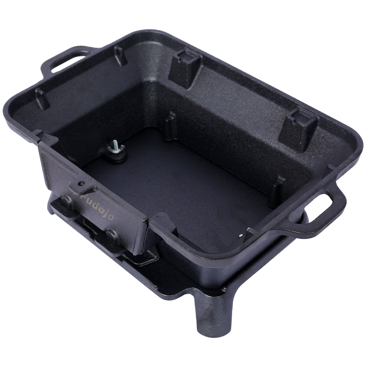 Oval Enameled Cast Iron Charcoal Tabletop Grill – view 10