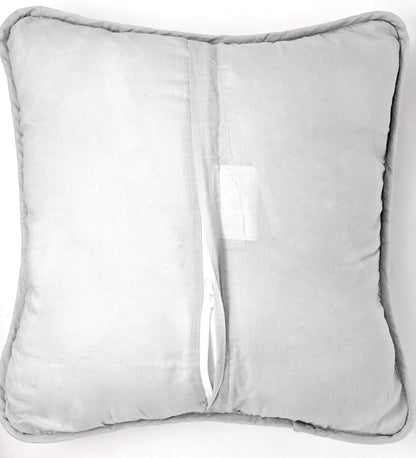 Light Grey Silver Diamond Quilted Cotton Euro Sham and Cushion Covers – view 7