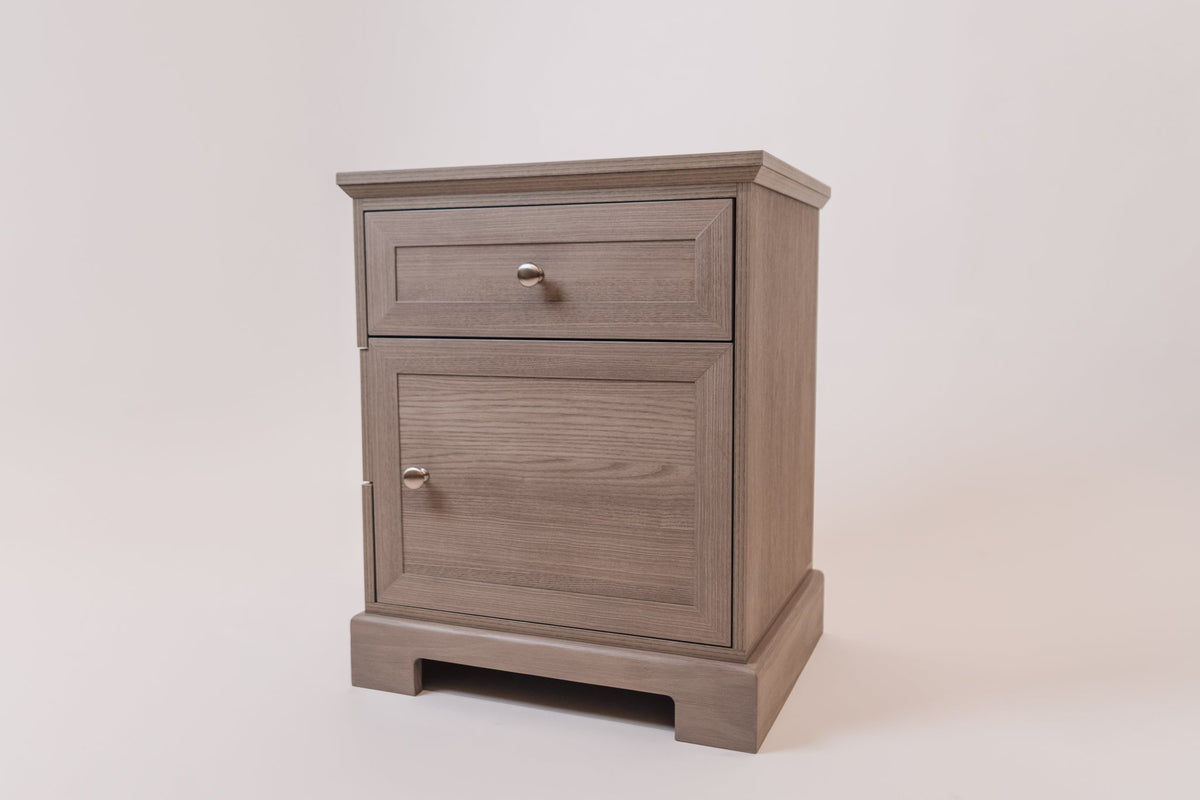 Charleston Gray C-PAP Nightstand in Manufactured Wood and Laminate – view 3