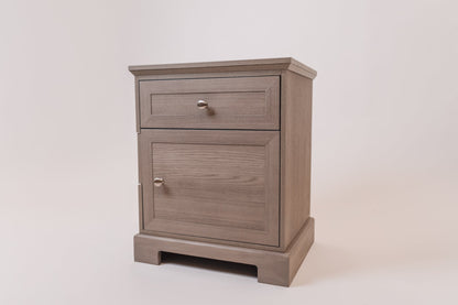 Charleston Gray C-PAP Nightstand in Manufactured Wood and Laminate – view 3