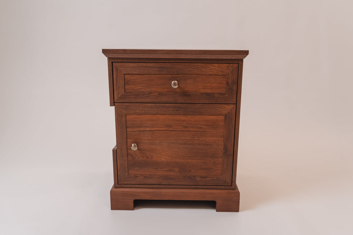 Charleston Walnut C-PAP Nightstand in Manufactured Wood and Laminate – view 3