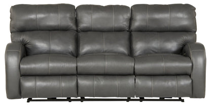 Angelo Italian Leather Power Reclining Sofa with Power Headrest – view 3