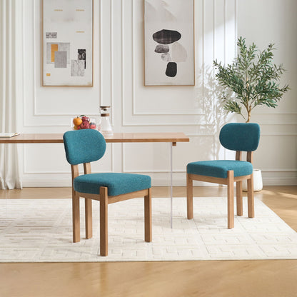 Upholstered Dining Chairs with Ergonomic Backrest, Set of 2 – view 5