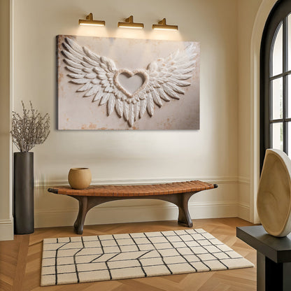 Wings of Love Abstract Canvas Wall Art II – Gallery Wrapped Print – view 2