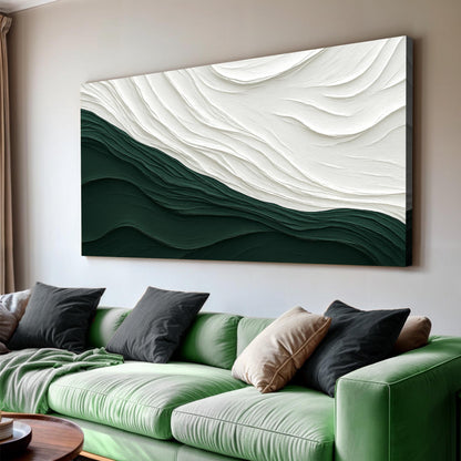 Modern Abstract Minimalist Canvas Wall Art IX, Wide Format – view 2