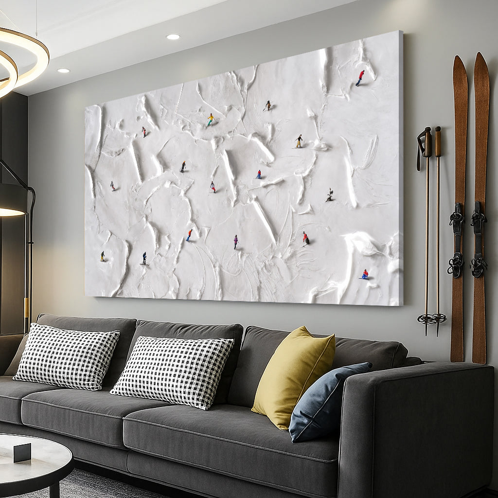 Mountain Minimalist Canvas Wall Art V, Wide Gallery Wrapped – view 2