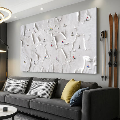 Mountain Minimalist Canvas Wall Art V, Wide Gallery Wrapped – view 2