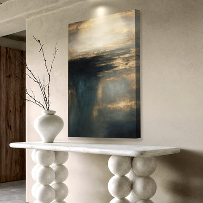 Cloudscape Glimmer Canvas Wall Art, Gallery Wrapped – view 2