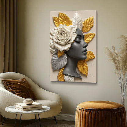 Floral Majesty Canvas Wall Art III, Premium Gallery Wrapped – view 2