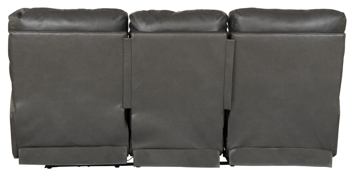 Angelo Italian Leather Power Reclining Sofa with Power Headrest – view 4
