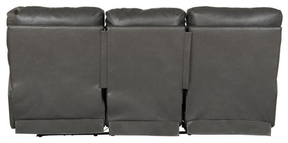 Angelo Italian Leather Power Reclining Sofa with Power Headrest – view 4