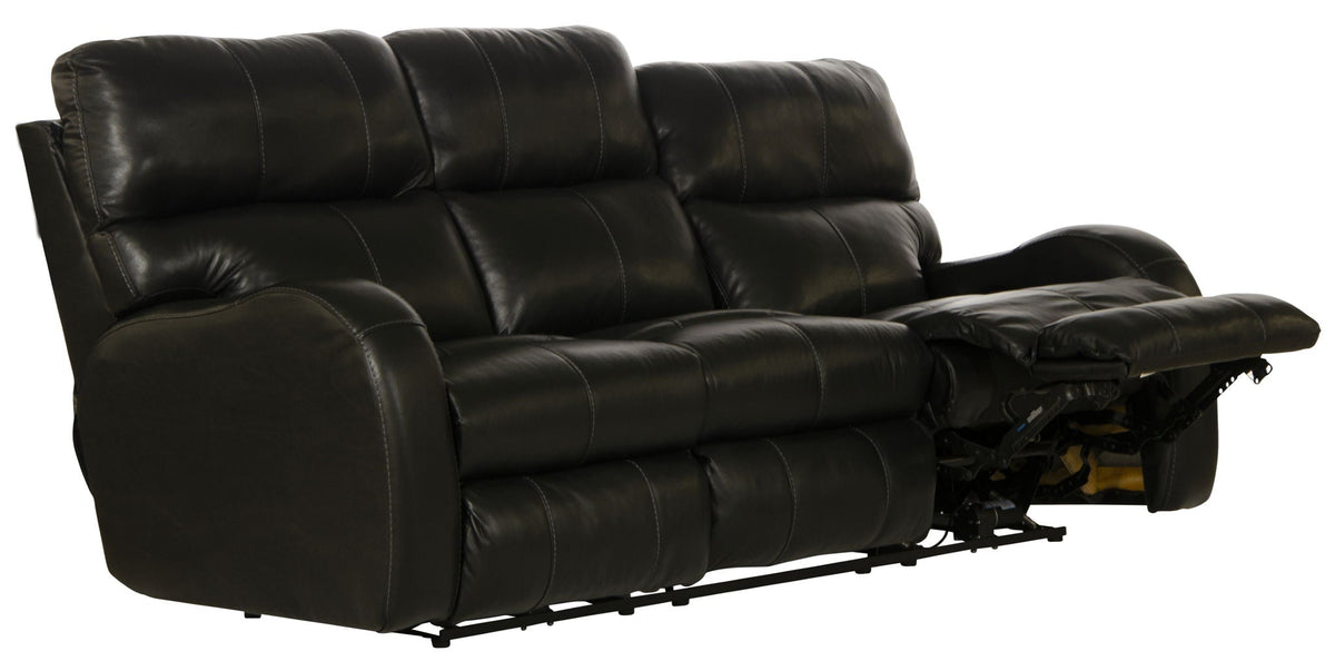 Angelo Italian Leather Power Reclining Sofa with Power Headrest – view 5