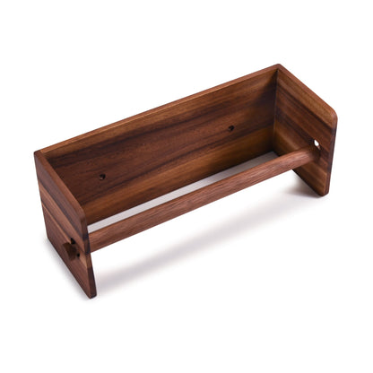 Acacia Wood Paper Towel Holder for Kitchen or Bath