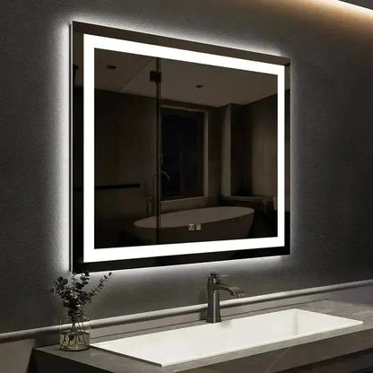 36 x 24 Inch Center Glow LED Bathroom Vanity Mirror with Anti-Fog – view 4