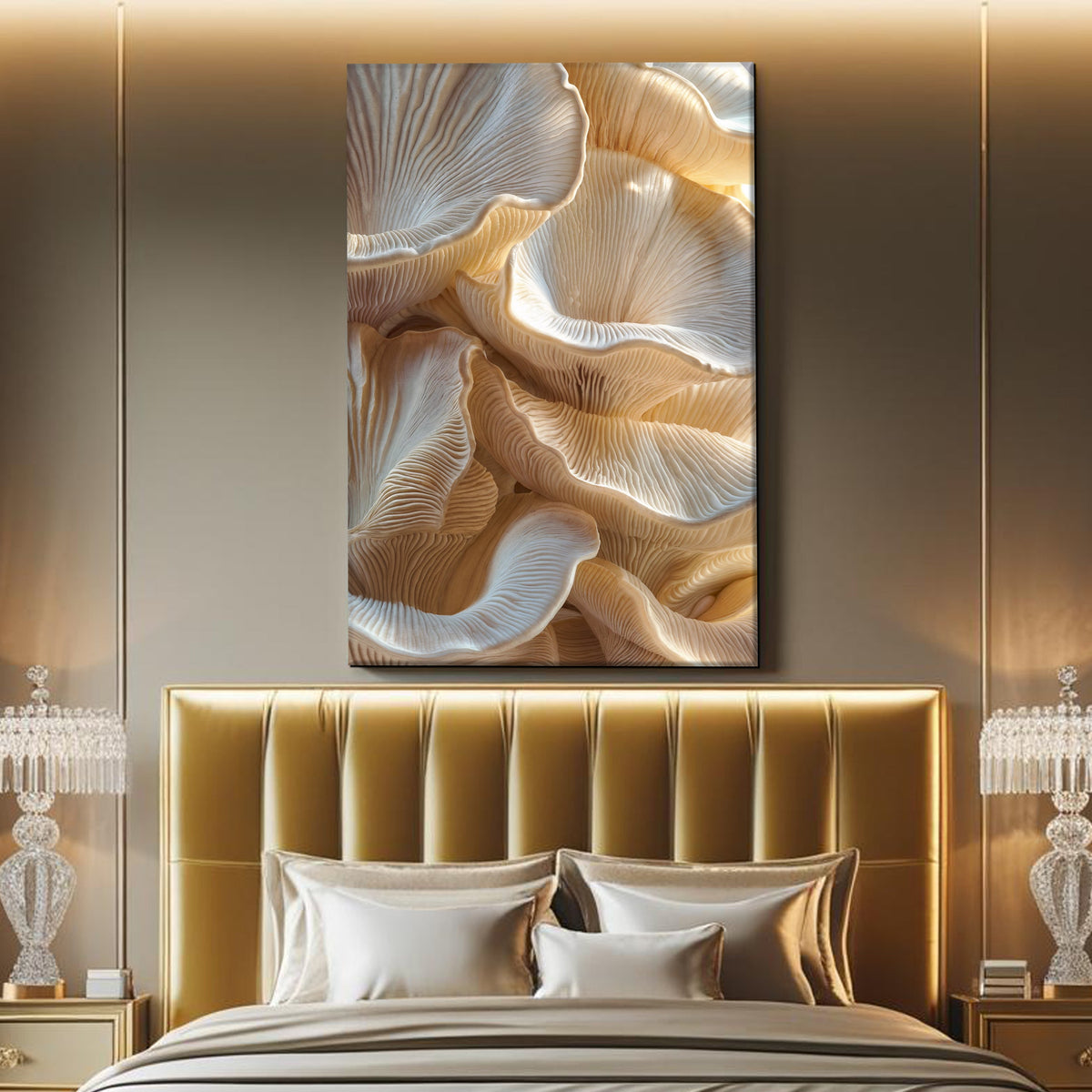 Nature in Motion Abstract Canvas Wall Art, Gallery Wrapped – view 3