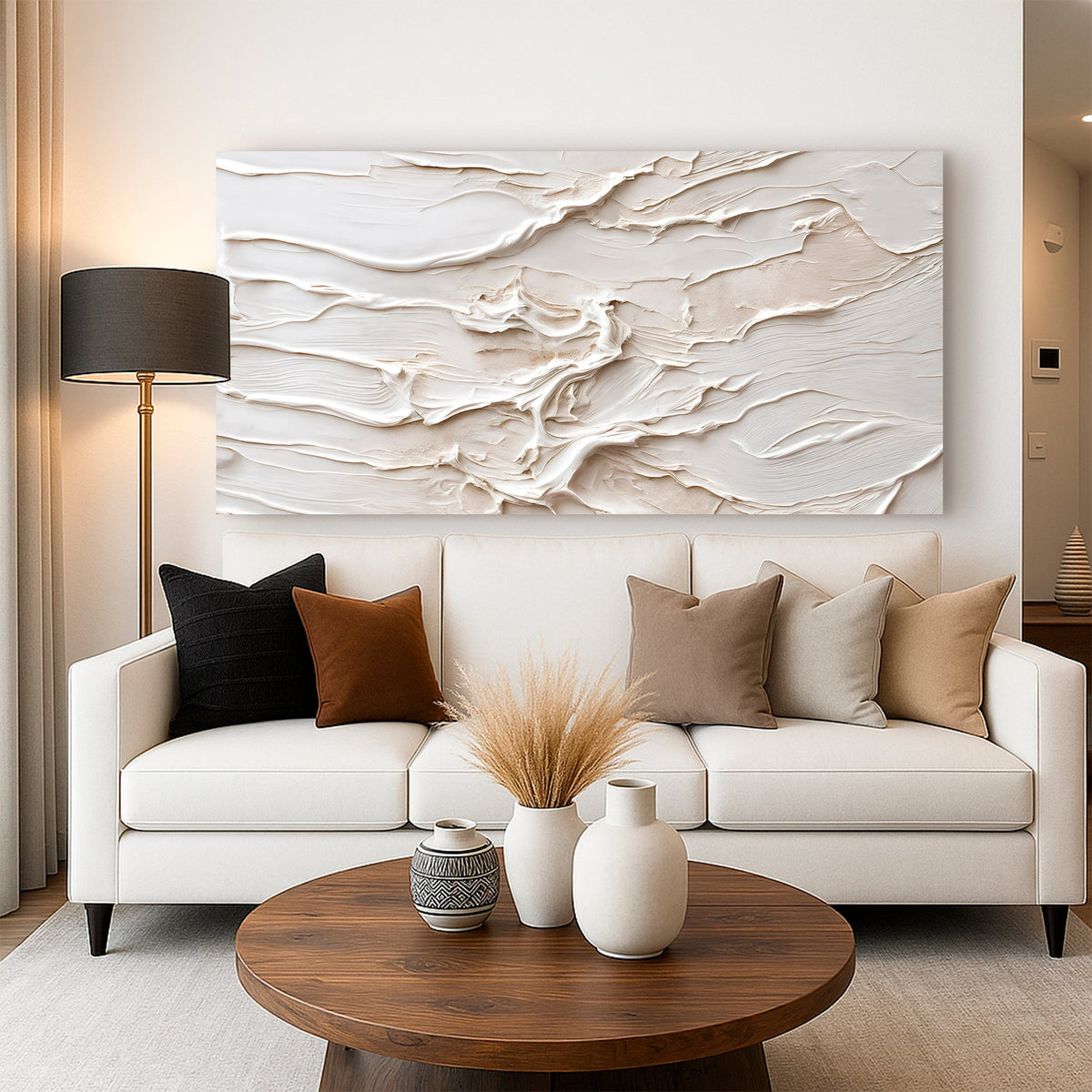 Minimalist Canvas Wall Art IX, Wide Premium Gallery Wrapped – view 3