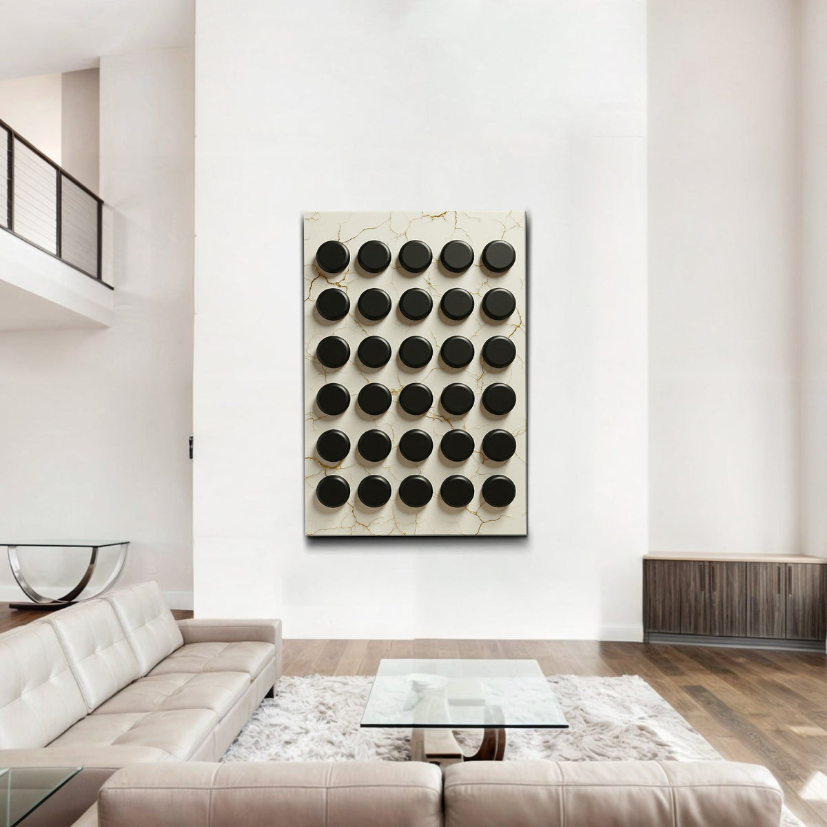 Abstract Minimalist Canvas Wall Art XI, Premium Gallery Wrapped – view 3