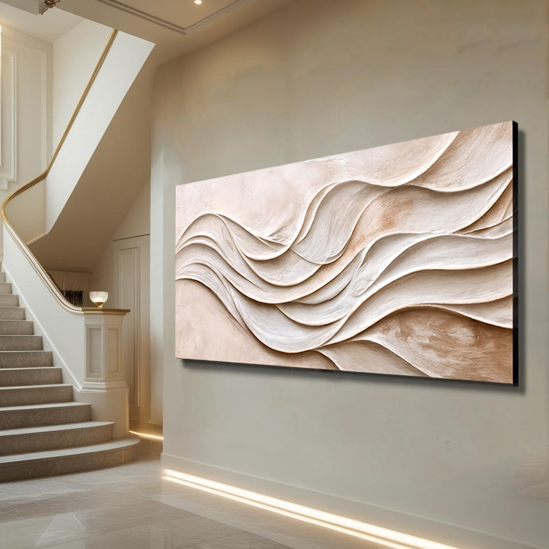 Modern Abstract Minimalist Canvas Wall Art XIII, Wide Format – view 4