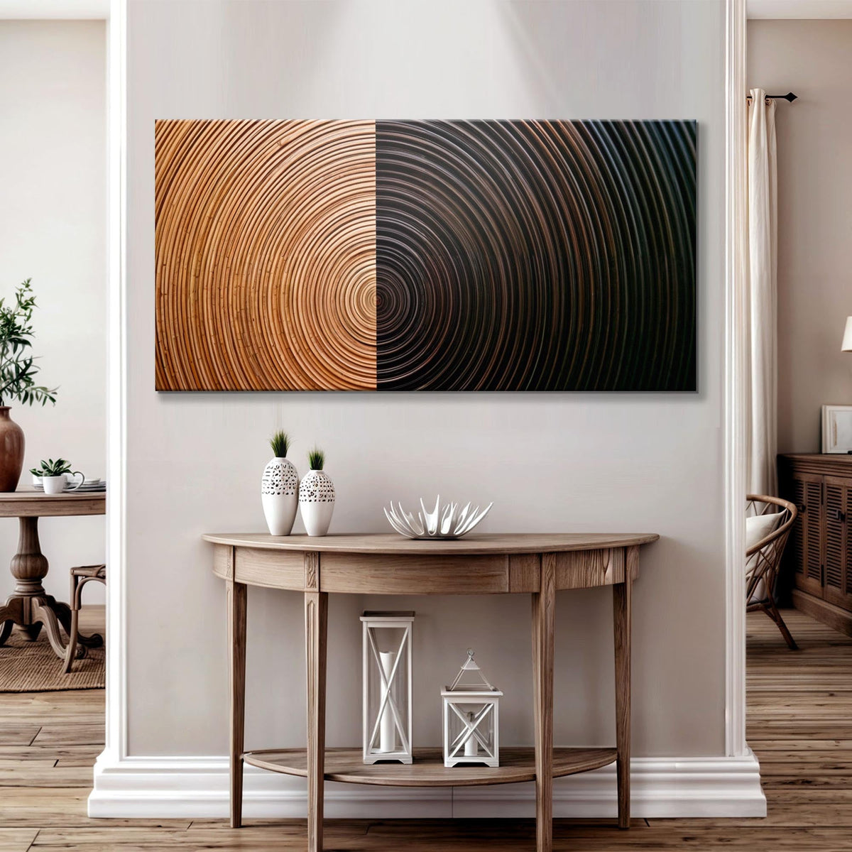 Modern Abstract Minimalist Canvas Wall Art XI, Wide Format – view 3