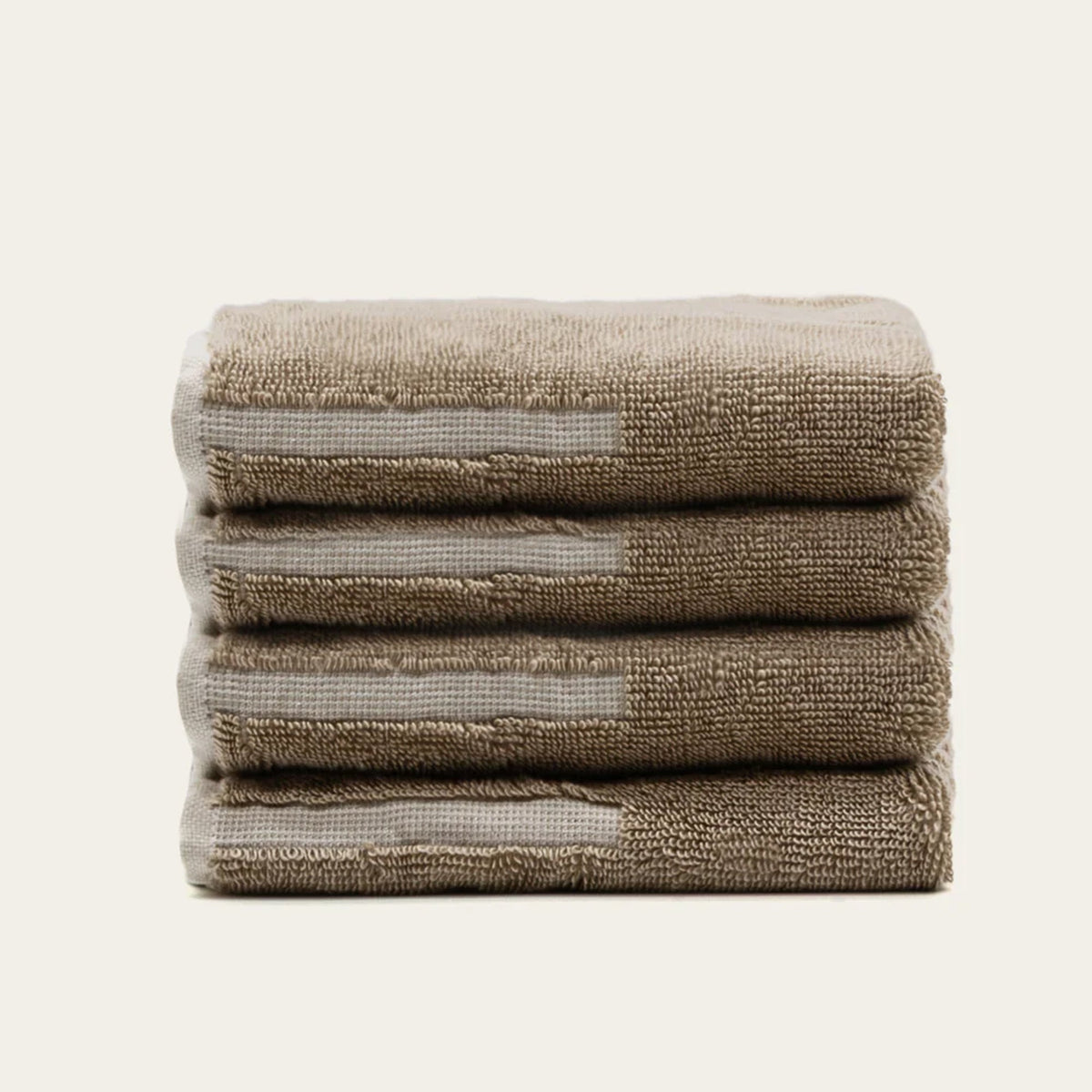 Sorrel Australian Cotton Towels, Plush 600 GSM with Geometric Accents – view 33