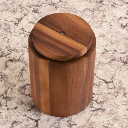 Rotating Acacia Wood Lazy Susan Utensil Holder for Kitchen Counters – view 7