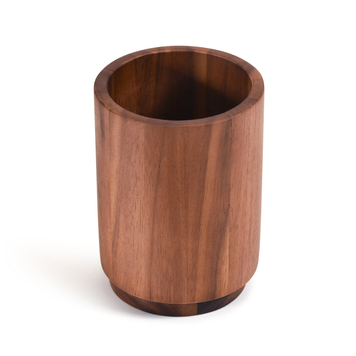 Rotating Acacia Wood Lazy Susan Utensil Holder for Kitchen Counters – view 3