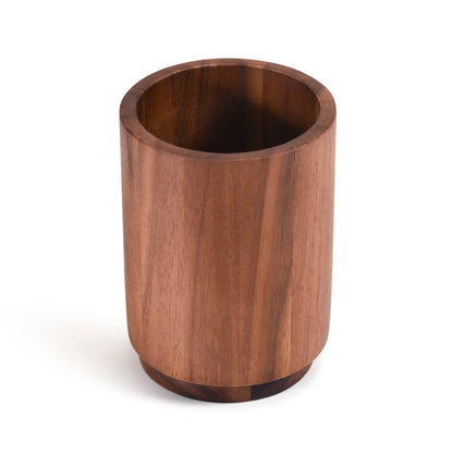 Rotating Acacia Wood Lazy Susan Utensil Holder for Kitchen Counters – view 3