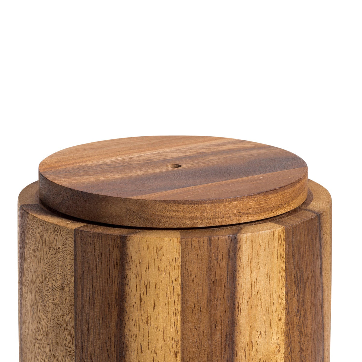Rotating Acacia Wood Lazy Susan Utensil Holder for Kitchen Counters – view 5