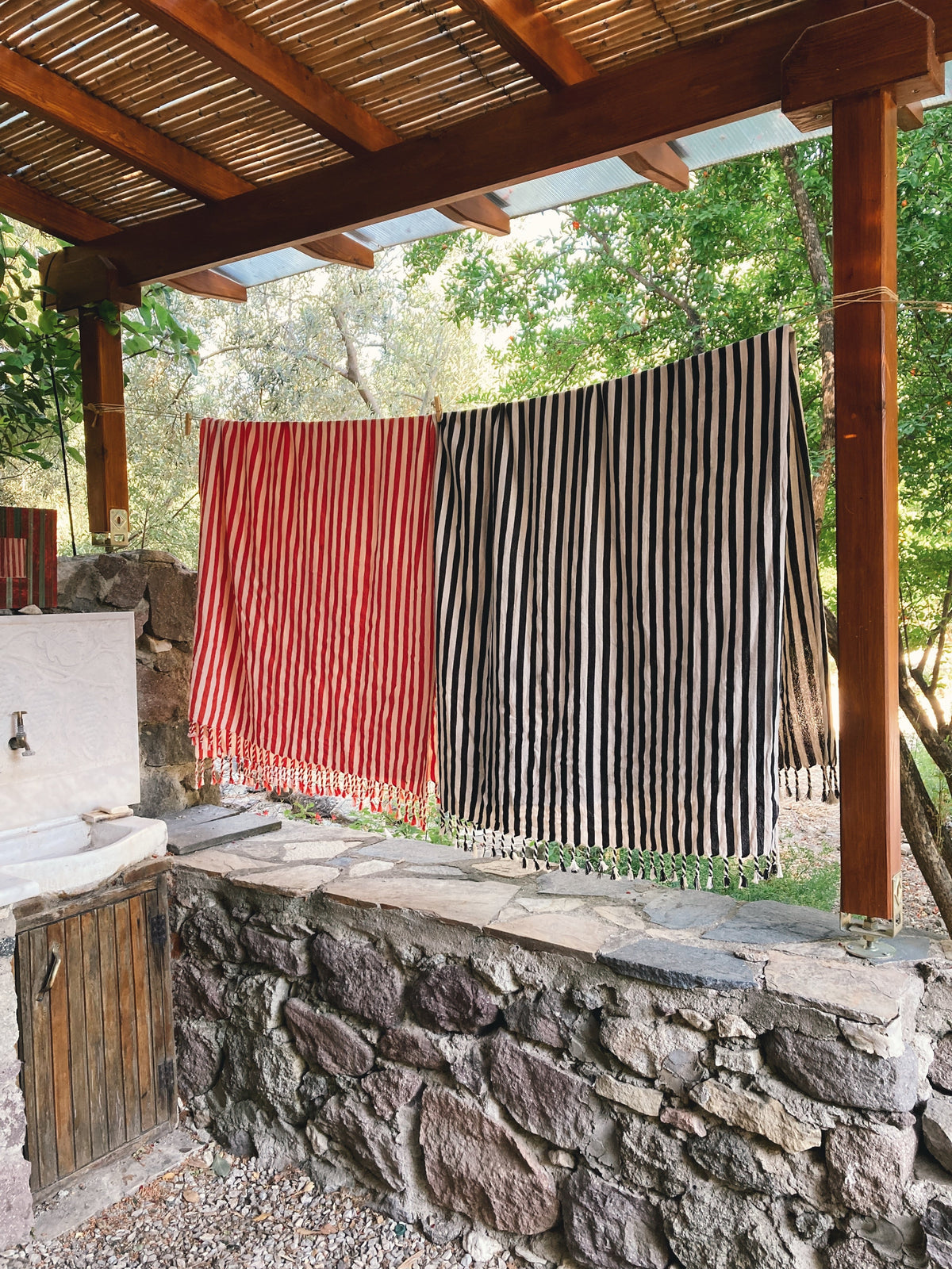Zebra Hand Woven Cotton Linen Towel, Bath, Hand or Bath and Hand Set – view 11