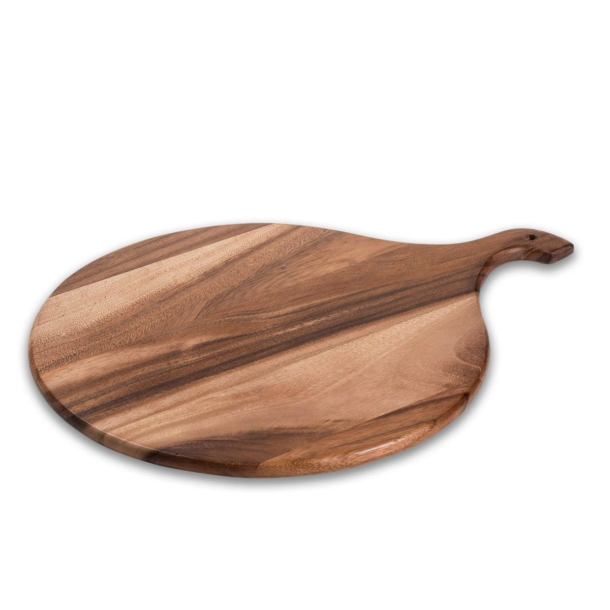 Large Round Acacia Wood Cutting and Charcuterie Board, 19 x 14 – view 2