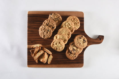 Square Acacia Wood Cutting and Charcuterie Board with Handle – view 4