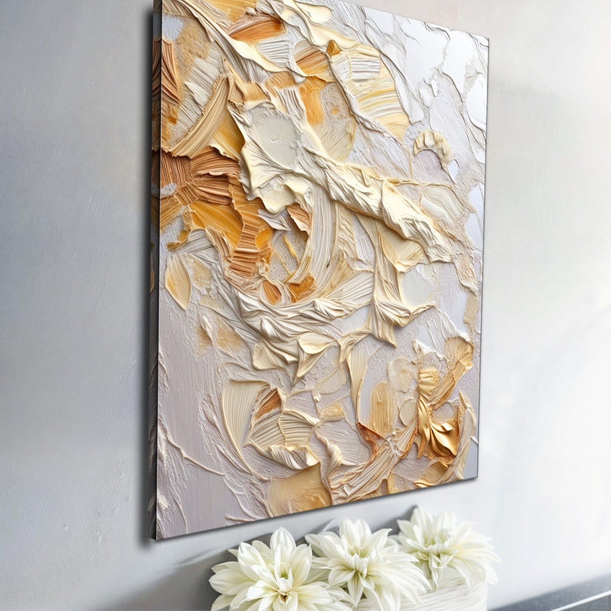 Minimalist Wave Abstract Canvas Wall Art, Gallery Wrapped – view 4