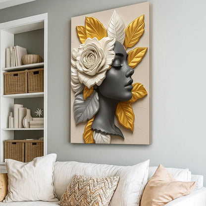 Floral Majesty Canvas Wall Art III, Premium Gallery Wrapped – view 4