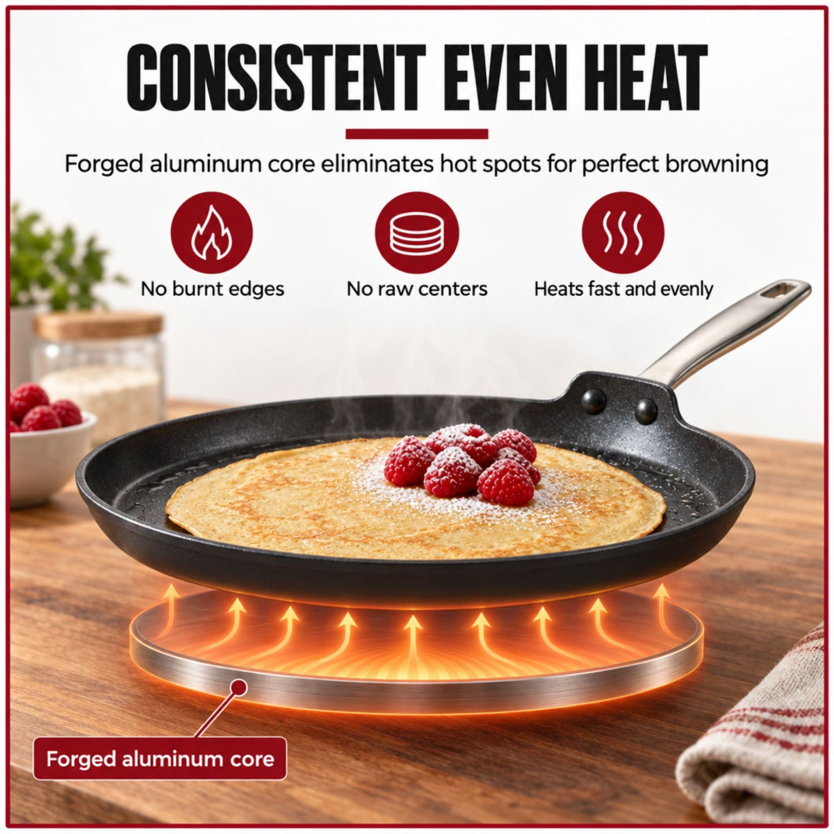 10-Inch Ceramic Nonstick Crepe and Pancake Pan, Induction Ready – view 9