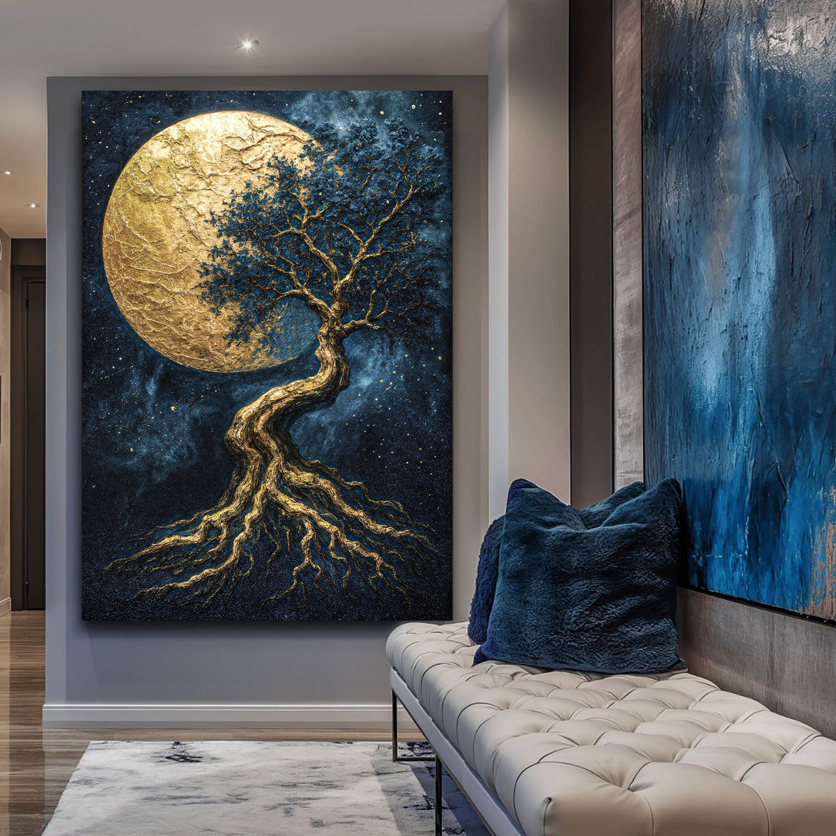 Lunar Tree of Life Canvas Wall Art, Premium Gallery Wrapped – view 4