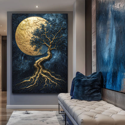 Lunar Tree of Life Canvas Wall Art, Premium Gallery Wrapped – view 4