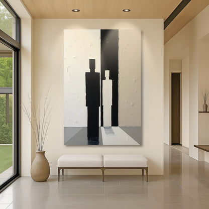 Contemporary Minimalist Abstract Canvas Wall Art, Gallery Wrapped – view 5