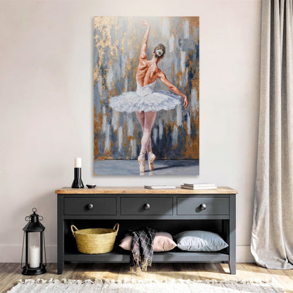 Modern Ballet Elegance Canvas Wall Art, Gallery Wrapped – view 5