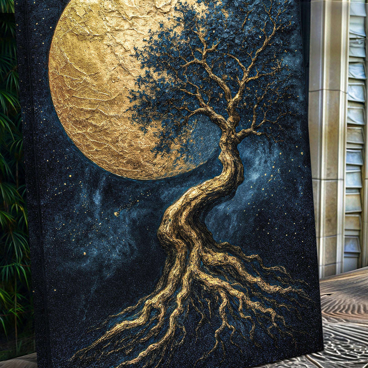 Lunar Tree of Life Canvas Wall Art, Premium Gallery Wrapped – view 5