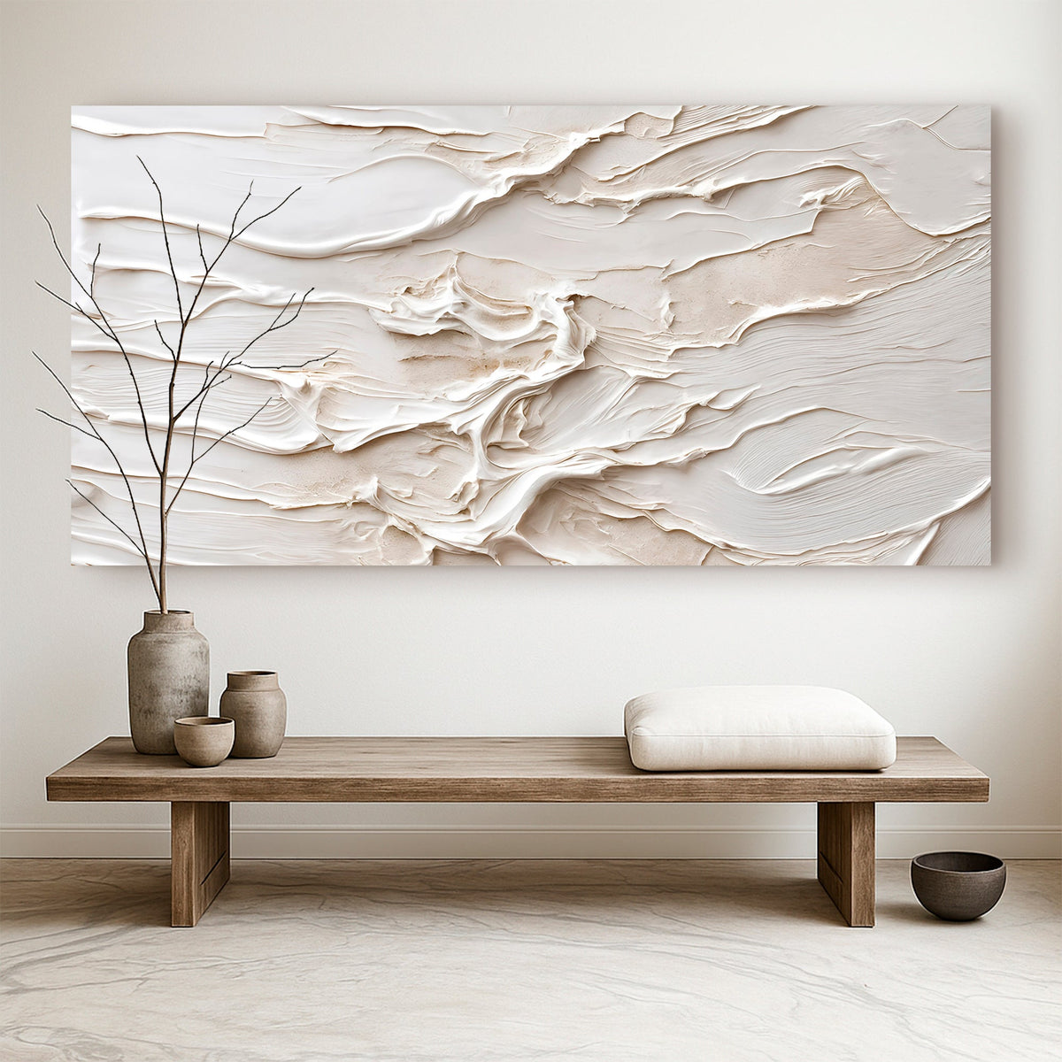 Minimalist Canvas Wall Art IX, Wide Premium Gallery Wrapped – view 5