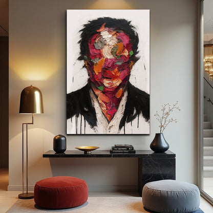 Petals of Identity Floral Canvas Wall Art – Gallery Wrapped Print – view 5