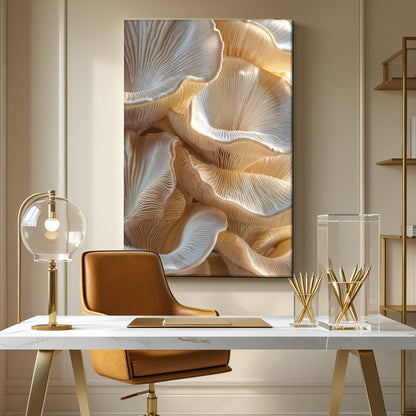 Nature in Motion Abstract Canvas Wall Art, Gallery Wrapped – view 4