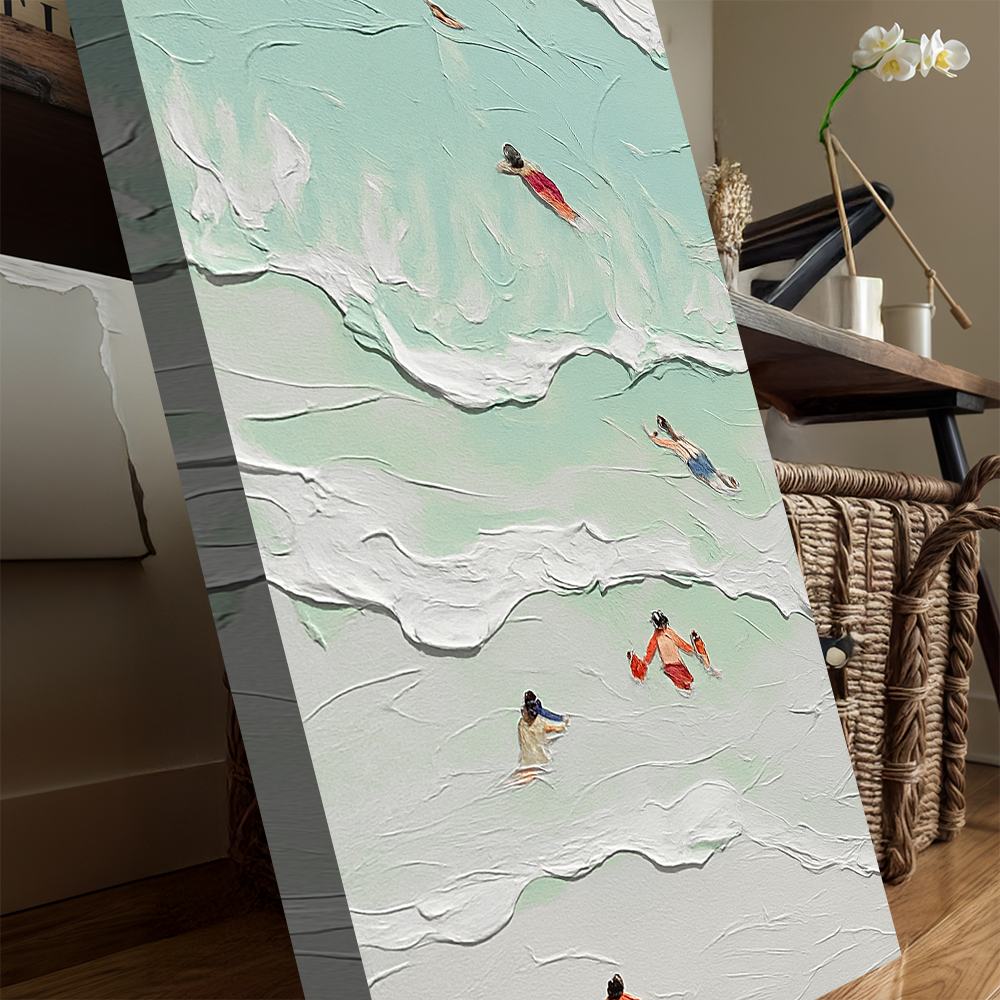 Beach Days Coastal Canvas Wall Art XXIII, Wide Gallery Wrapped Print – view 5