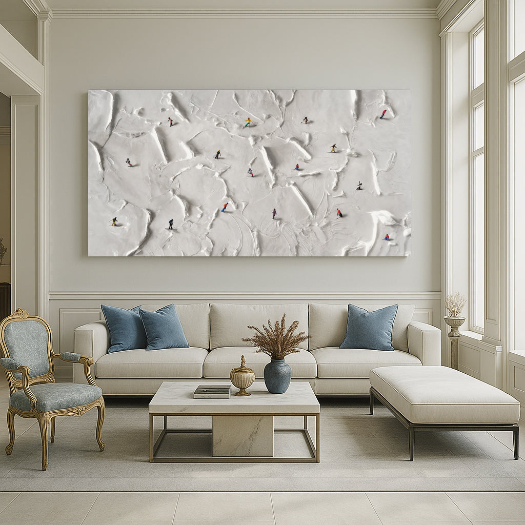 Mountain Minimalist Canvas Wall Art V, Wide Gallery Wrapped – view 5