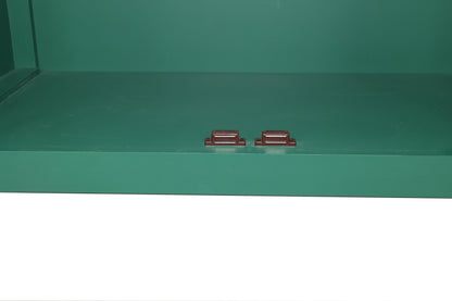 59 Inch Dark Green Mid-Century Modern Accent Cabinet with 4 Doors – view 14