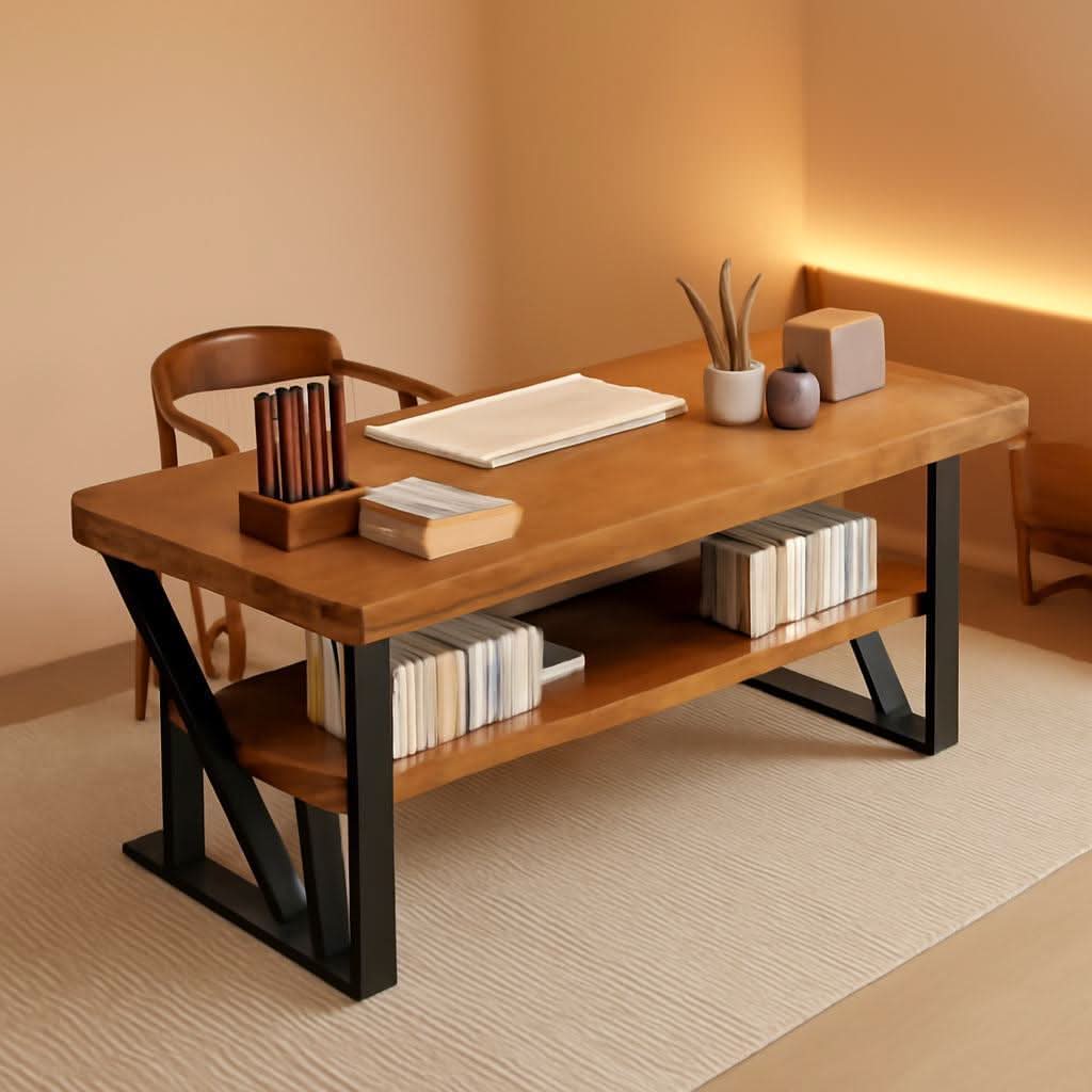 Black Iron Table Legs, 28-Inch Industrial Strength