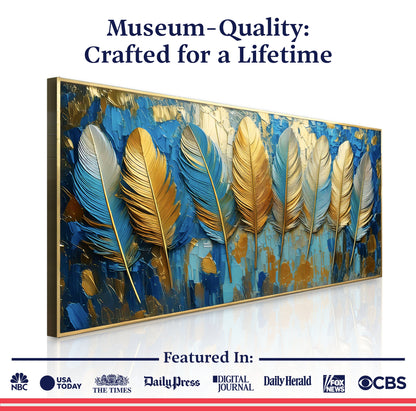 Confetti Sky Abstract Canvas Wall Art, Wide Gallery Wrapped – view 6