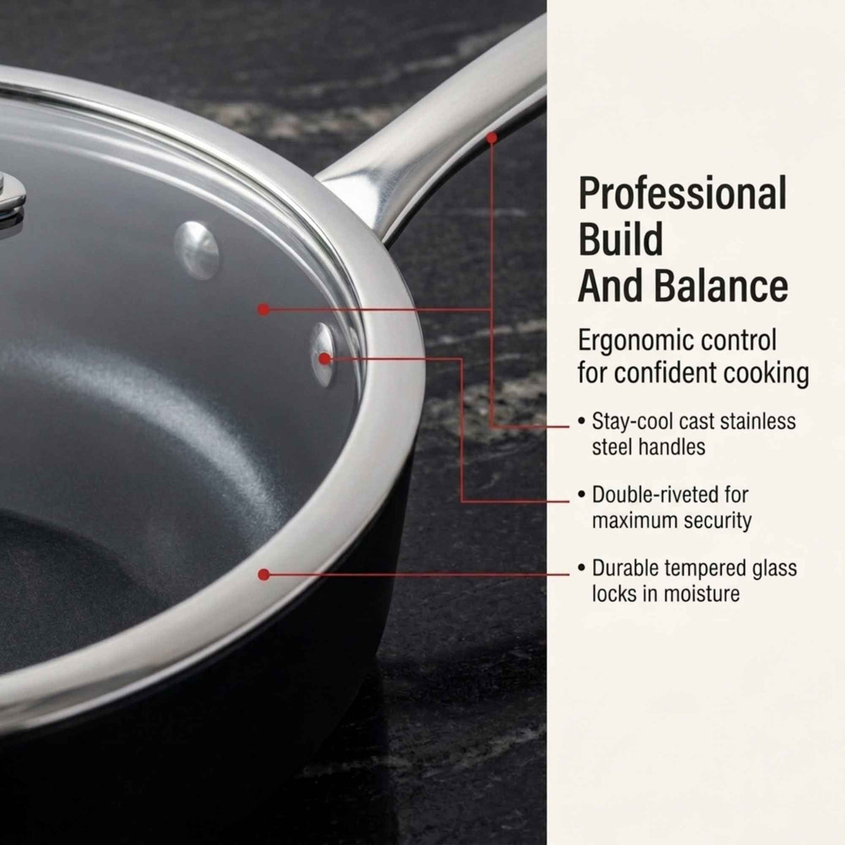 Ceramic Nonstick Cookware Set, 12-Piece - view 5