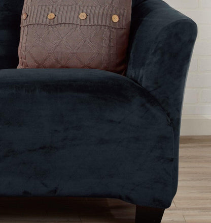 Velvet Stretch Slipcover – Gale Collection Form-Fit Sofa Cover – view 63